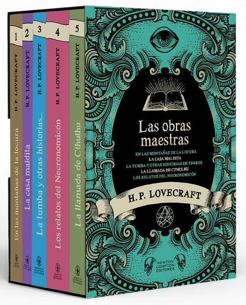 Obras maestras (H. P. Lovecraft) (Estuche 5 Vols.) "En las montañas de la locura / La casa maldita / La tumba y otras historia de terror / La llamada de..."