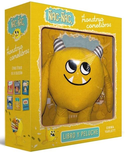 Ñac-ñac, el monstruo comelibros (Libro + peluche)
