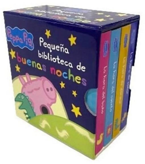 Pequeña biblioteca de buenas noches (Peppa Pig) "La hora del cuento / La hora de soñar / La hora del baño / La hora de dormir"