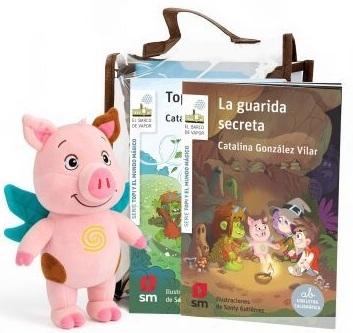 Topi (Pack 2 libros + peluche) "La guarida secreta / Topi se resfría"